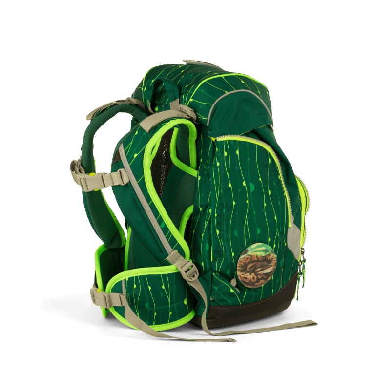 Schulranzen Pack Lumi Edition Set 6-teilig RambazamBär, Farbe: grün/oliv, Marke: Ergobag, EAN: 4057081024254, Abmessungen in cm: 25x35x22, Bild 6 von 11