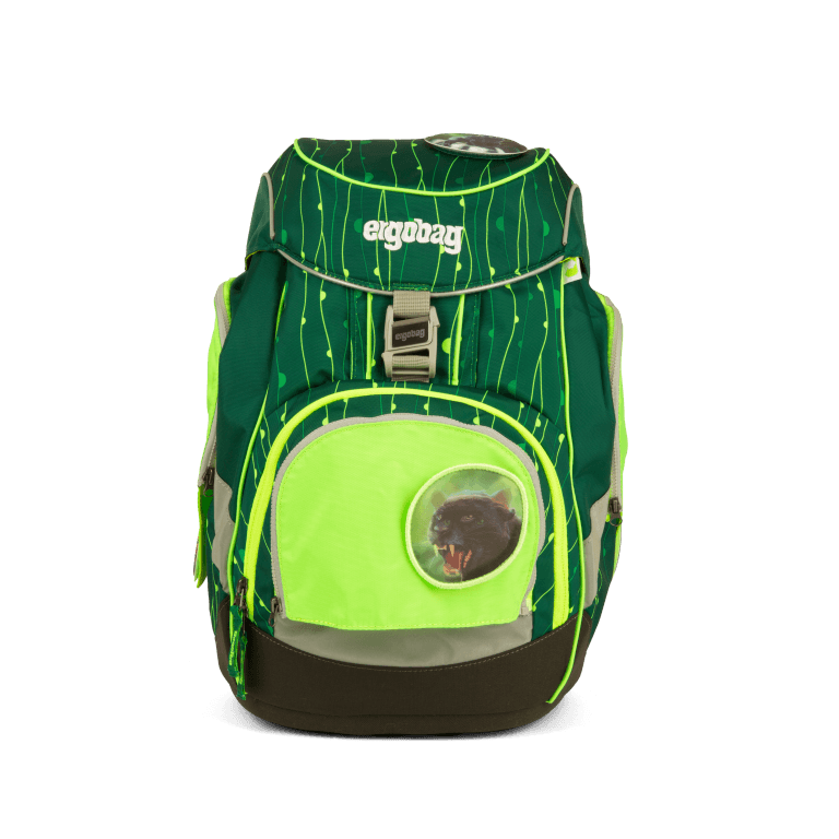 Schulranzen Pack Lumi Edition Set 6-teilig RambazamBär, Farbe: grün/oliv, Marke: Ergobag, EAN: 4057081024254, Abmessungen in cm: 25x35x22, Bild 8 von 11