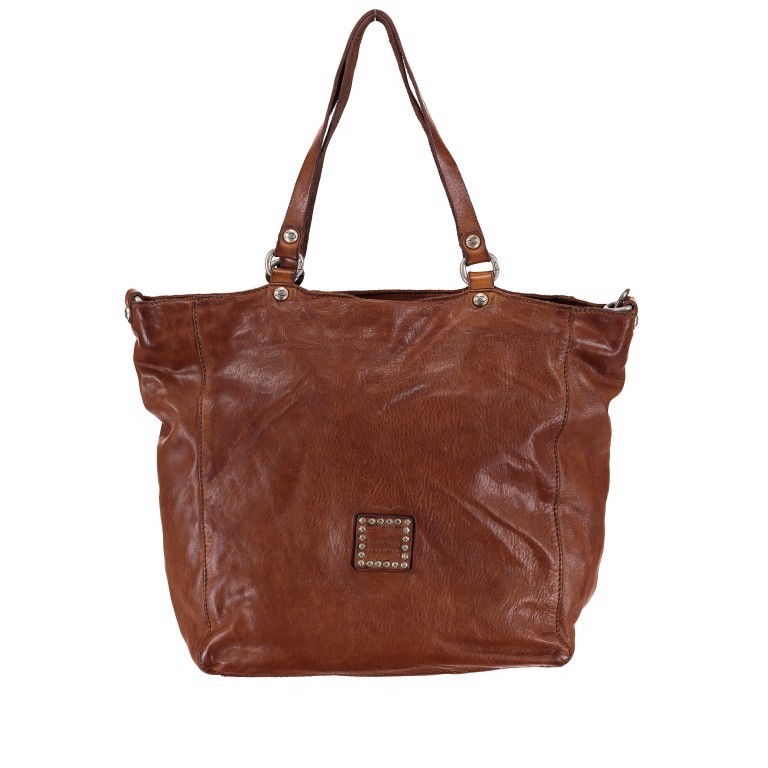 Shopper Serenoa 7800-X0071 Leder Cognac, Farbe: cognac, Marke: Campomaggi, EAN: 8054302028356, Abmessungen in cm: 36x31x12, Bild 5 von 6