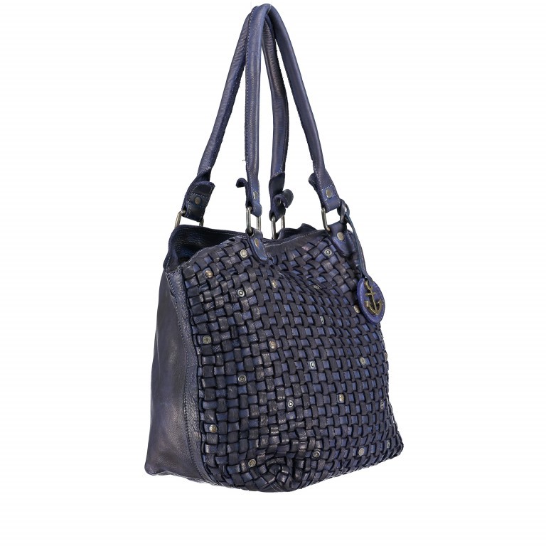 Shopper Soft-Weaving Dominika B3.6612 Midnight Navy, Farbe: blau/petrol, Marke: Harbour 2nd, EAN: 4046478031845, Bild 3 von 5