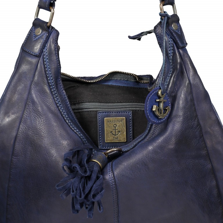 Beuteltasche Tassel Carmen B3.6816 Midnight Navy, Farbe: blau/petrol, Marke: Harbour 2nd, EAN: 4046478032330, Bild 4 von 5