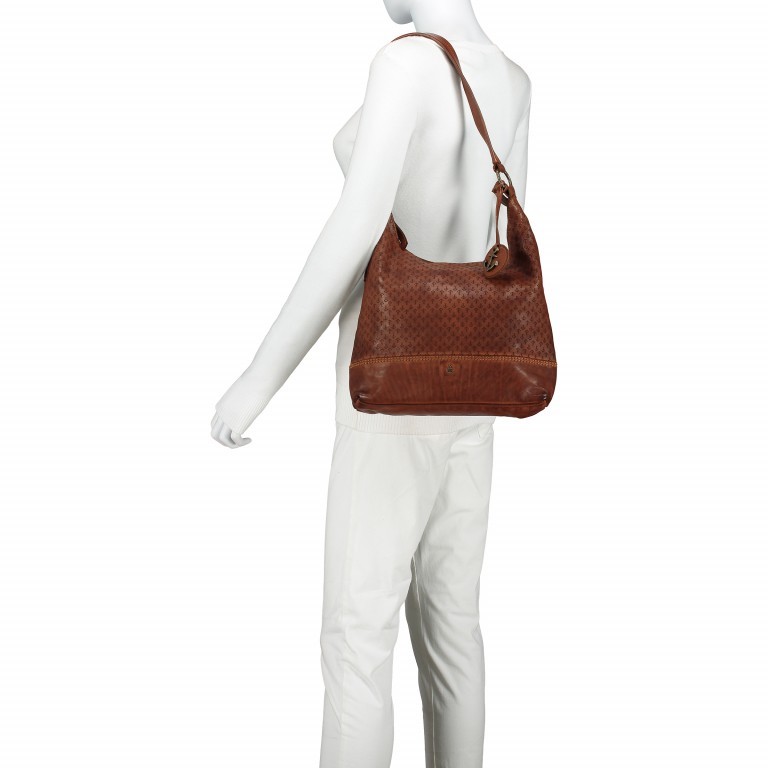 Beuteltasche Logo-Laser Almeria B3.6795 Charming Cognac, Farbe: cognac, Marke: Harbour 2nd, EAN: 4046478031883, Bild 3 von 6
