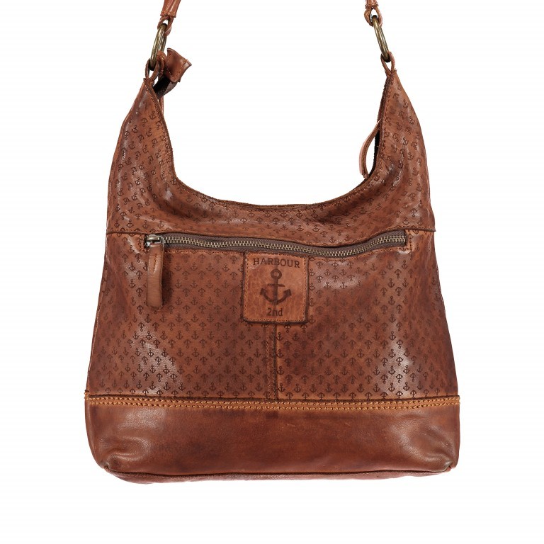 Beuteltasche Logo-Laser Almeria B3.6795 Charming Cognac, Farbe: cognac, Marke: Harbour 2nd, EAN: 4046478031883, Bild 5 von 6