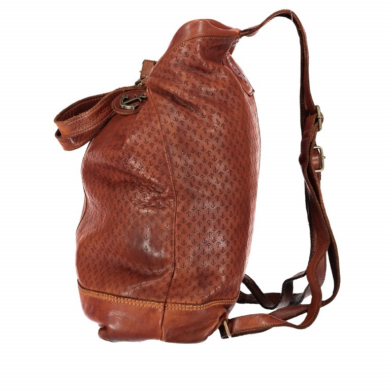 Rucksack Logo-Laser Nerissa B3.6800 Charming Cognac, Farbe: cognac, Marke: Harbour 2nd, EAN: 4046478031975, Abmessungen in cm: 30x42x14, Bild 3 von 11