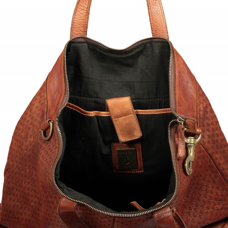 Rucksack Logo-Laser Nerissa B3.6800 Charming Cognac, Farbe: cognac, Marke: Harbour 2nd, EAN: 4046478031975, Abmessungen in cm: 30x42x14, Bild 5 von 11