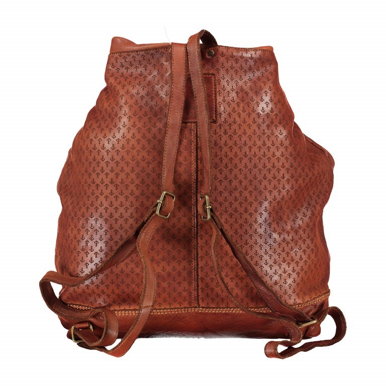 Rucksack Logo-Laser Nerissa B3.6800 Charming Cognac, Farbe: cognac, Marke: Harbour 2nd, EAN: 4046478031975, Abmessungen in cm: 30x42x14, Bild 7 von 11