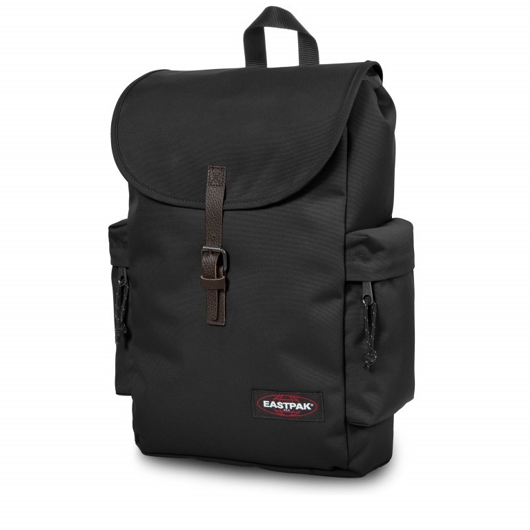 Rucksack Austin Black, Farbe: schwarz, Marke: Eastpak, EAN: 5415280699694, Abmessungen in cm: 34x42x11, Bild 2 von 3