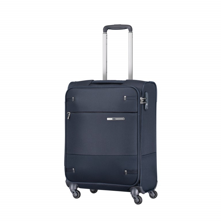 Koffer base-boost Spinner 55 Navy Blue, Farbe: blau/petrol, Marke: Samsonite, EAN: 5414847775031, Abmessungen in cm: 40x55x20, Bild 1 von 11