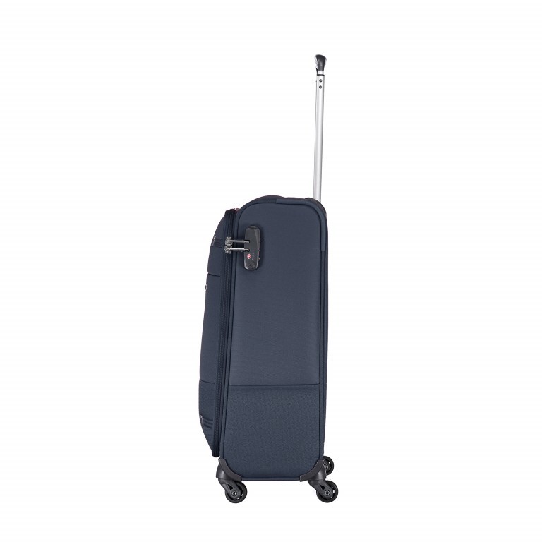 Koffer base-boost Spinner 55 Navy Blue, Farbe: blau/petrol, Marke: Samsonite, EAN: 5414847775031, Abmessungen in cm: 40x55x20, Bild 3 von 11