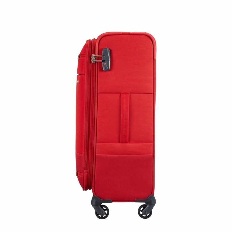 Koffer base-boost Spinner 66 Red, Farbe: rot/weinrot, Marke: Samsonite, EAN: 5414847724244, Abmessungen in cm: 44x66x28, Bild 3 von 14