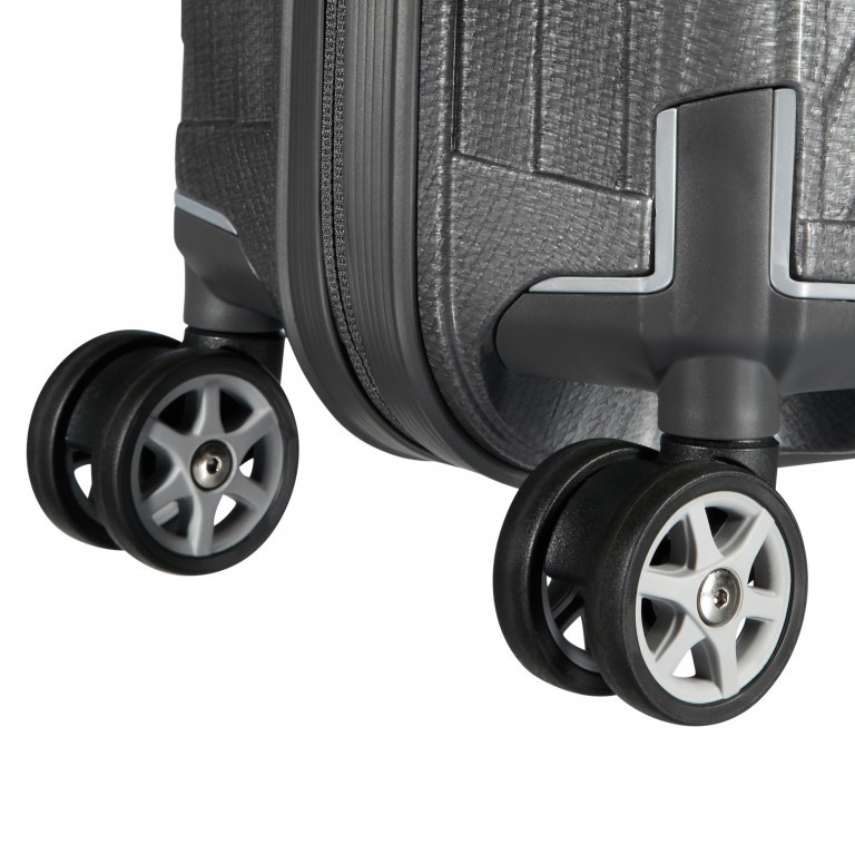 Koffer Lite-Box Spinner 55 Black, Farbe: schwarz, Marke: Samsonite, EAN: 5414847725845, Abmessungen in cm: 40x55x20, Bild 3 von 12