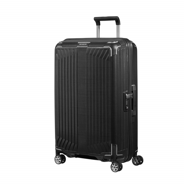 Koffer Lite-Box Spinner 69 Black, Farbe: schwarz, Marke: Samsonite, EAN: 5414847725883, Abmessungen in cm: 46x69x27, Bild 1 von 12