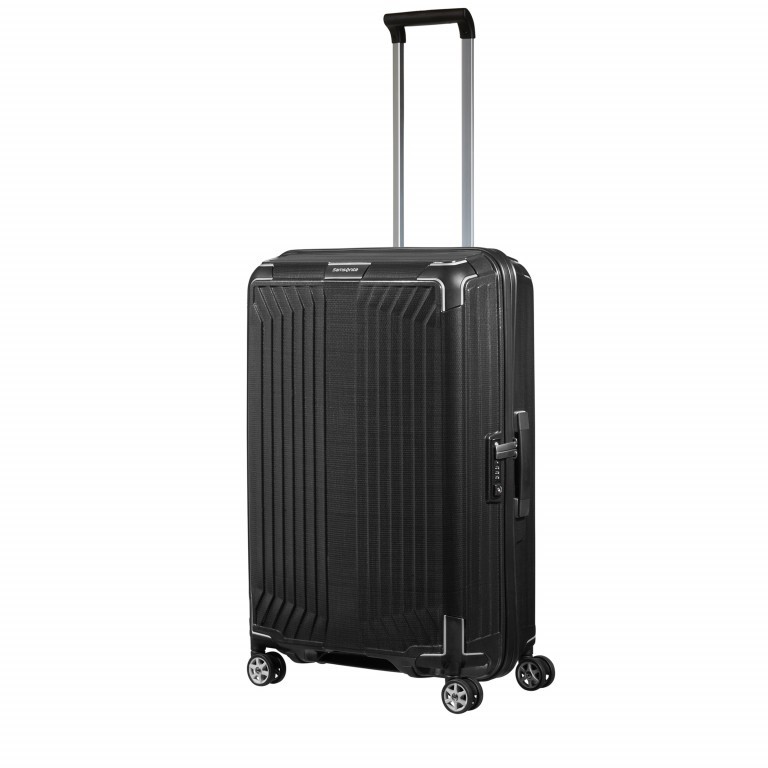 Koffer Lite-Box Spinner 69 Black, Farbe: schwarz, Marke: Samsonite, EAN: 5414847725883, Abmessungen in cm: 46x69x27, Bild 10 von 12