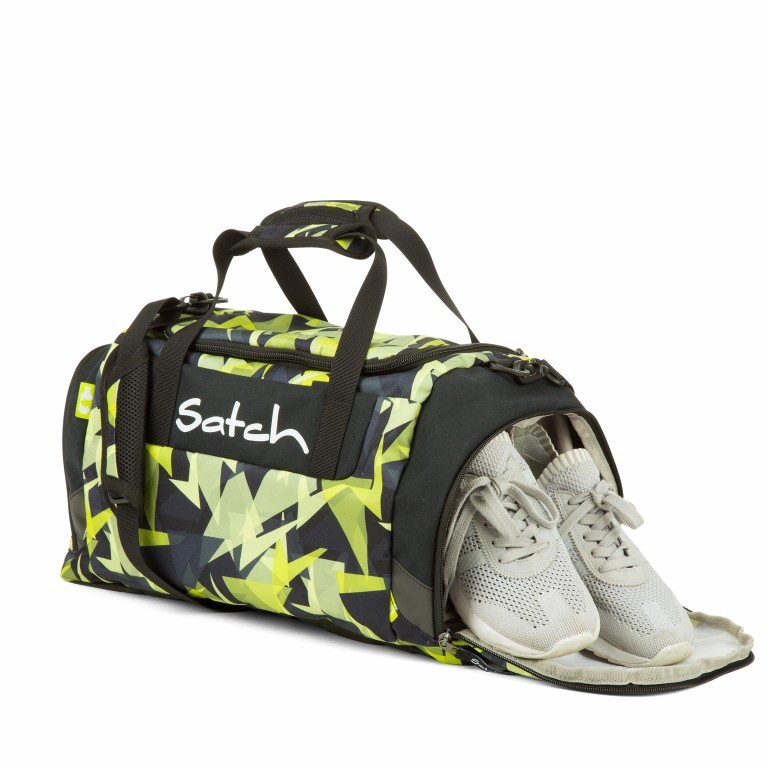 Sporttasche Wavy Dreams, Farbe: grün/oliv, Marke: Satch, EAN: 4057081025190, Abmessungen in cm: 45x25x25, Bild 3 von 7