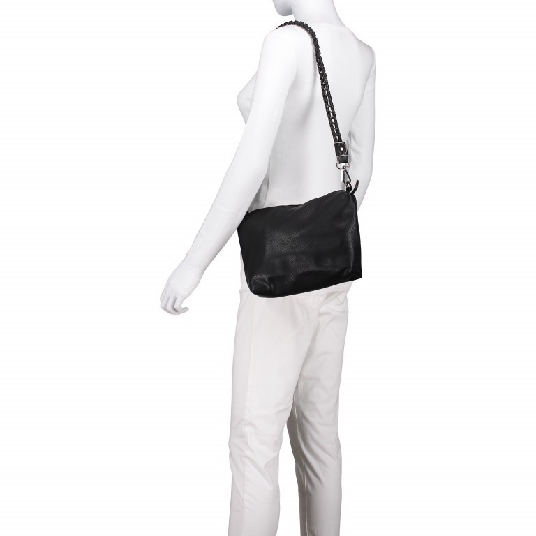 Beuteltasche Belfast Simona Bag in Bag Schwarz, Farbe: schwarz, Marke: Loubs, Abmessungen in cm: 30x26.5x13, Bild 9 von 9