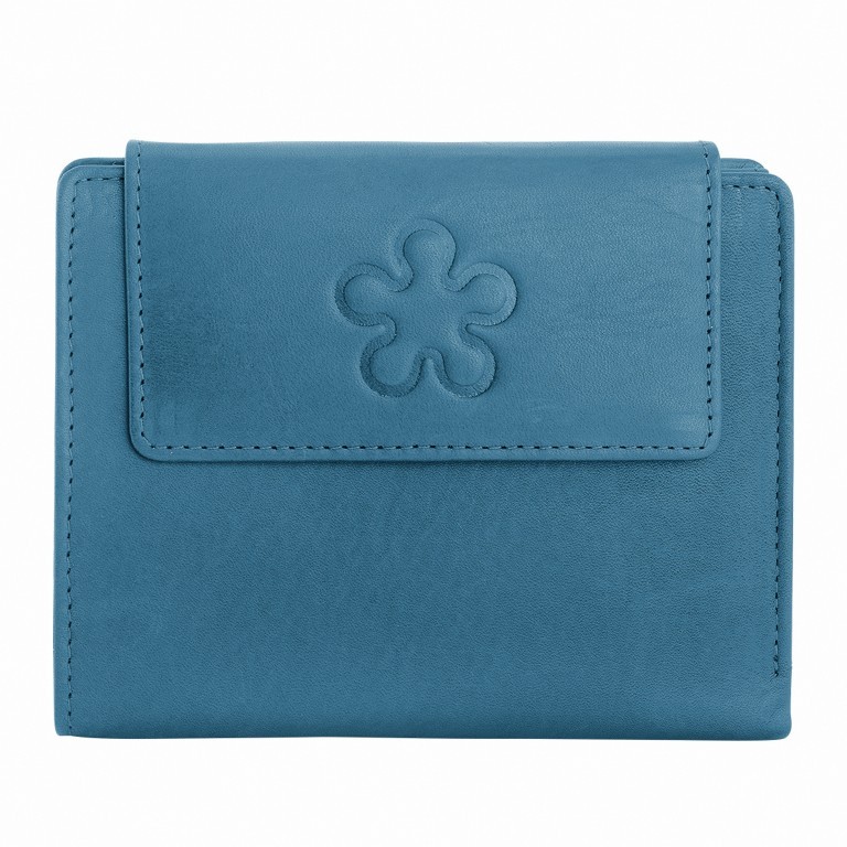 Geldbörse Blau, Farbe: blau/petrol, Marke: Loubs, Abmessungen in cm: 12.5x10.5x2.5, Bild 1 von 3