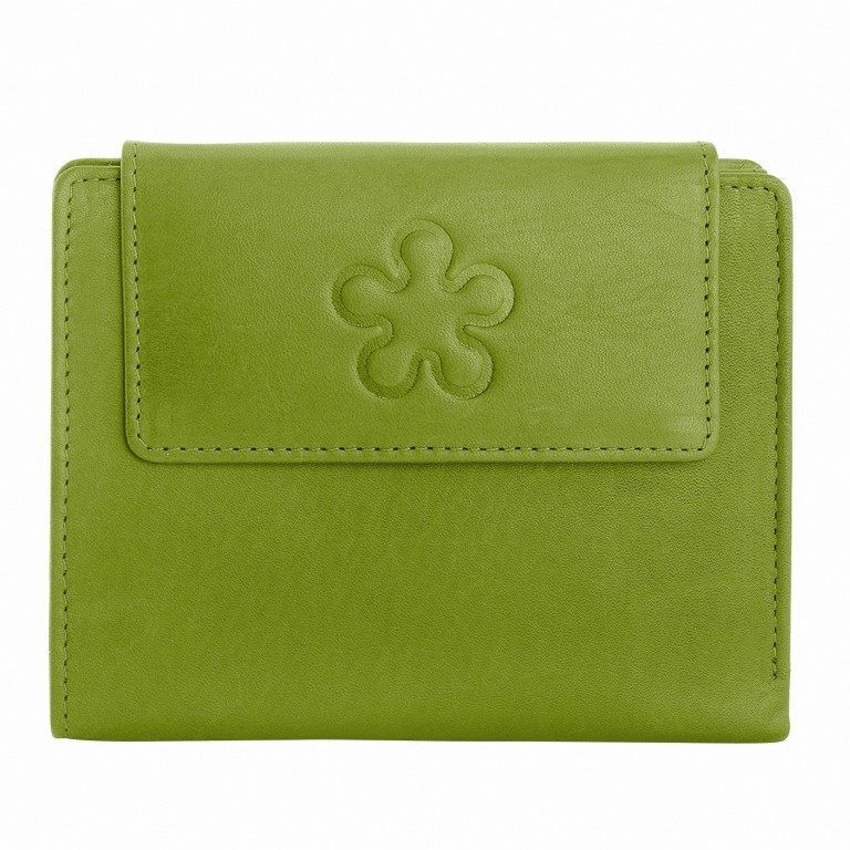 Geldbörse Hellgrün, Farbe: grün/oliv, Marke: Loubs, Abmessungen in cm: 12.5x10.5x2.5, Bild 1 von 3