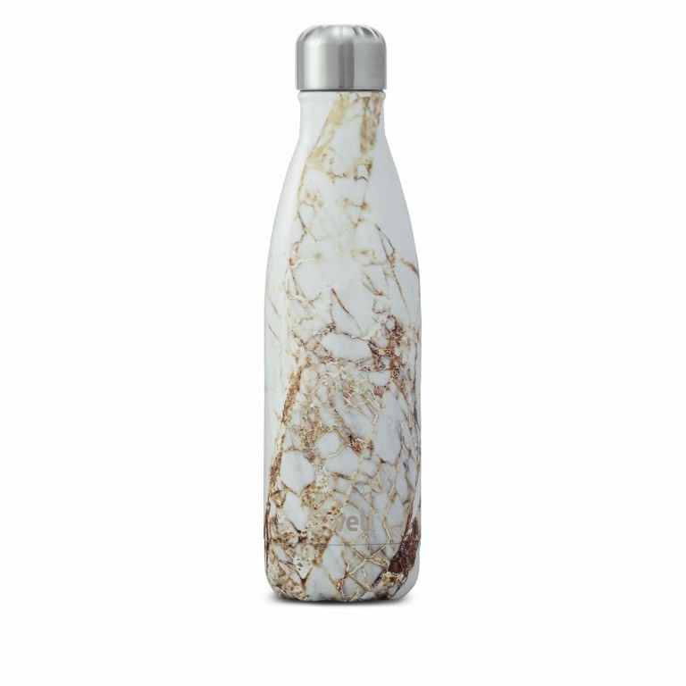 Trinkflasche Volumen 500 ml Calacatta Gold, Farbe: beige, Marke: S'well Bottle, EAN: 0814666025679, Bild 1 von 3