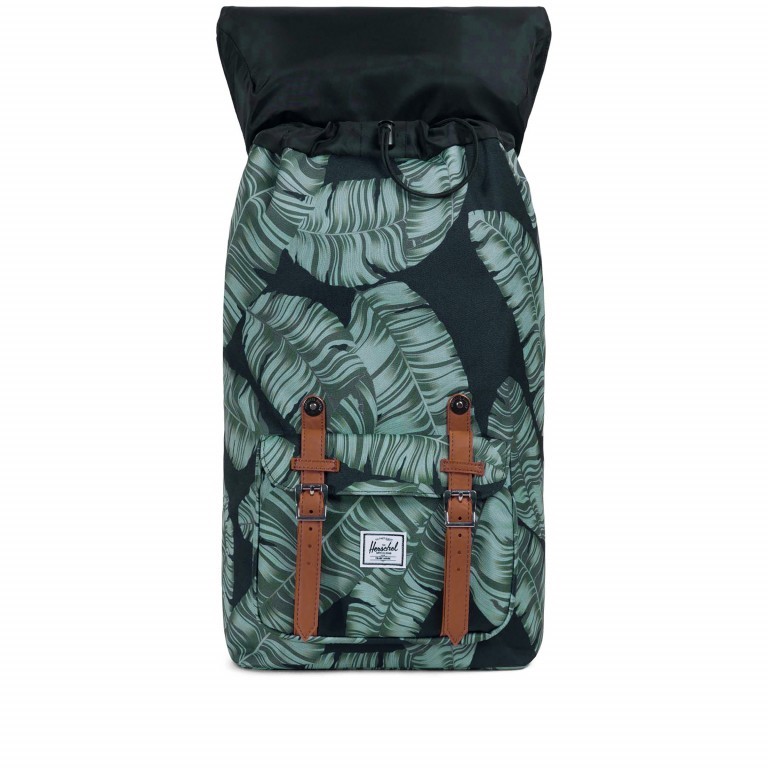 Rucksack Little America Volumen 23 Liter Black Palm, Farbe: grau, Marke: Herschel, EAN: 0828432186662, Abmessungen in cm: 28x50x17, Bild 3 von 4