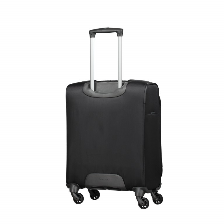 Koffer Auva Spinner 55 Black Red, Farbe: schwarz, Marke: Samsonite, EAN: 5414847757129, Abmessungen in cm: 55x40x20, Bild 4 von 8