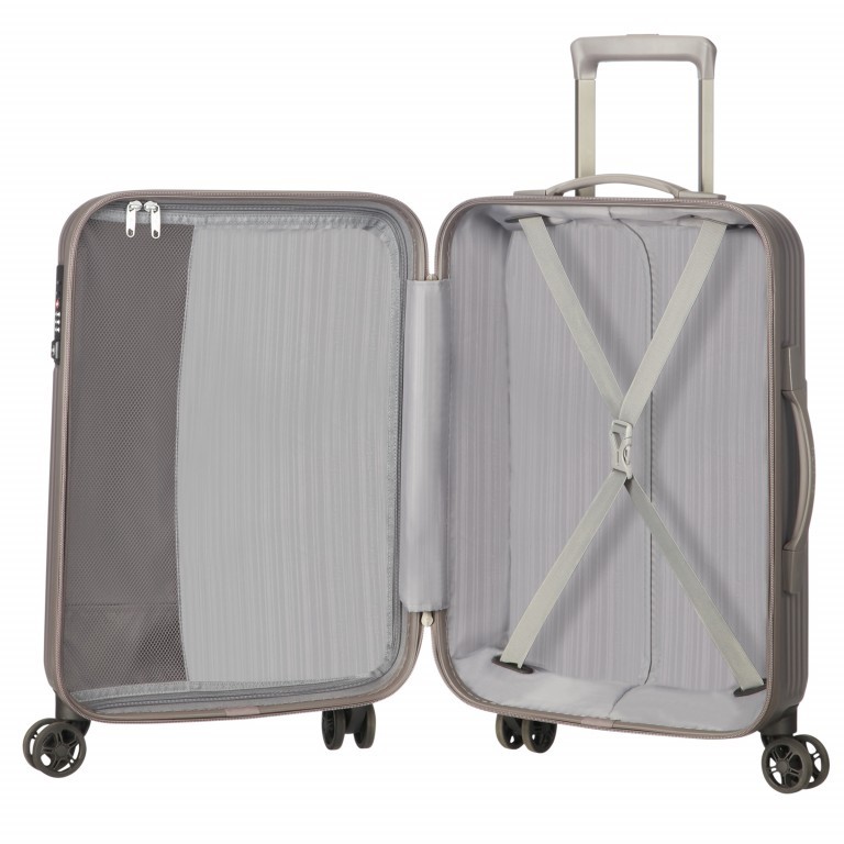 Koffer Rectrix Spinner 55 Matte Grey, Farbe: grau, Marke: Samsonite, EAN: 5414847822261, Abmessungen in cm: 40x55x20, Bild 2 von 6