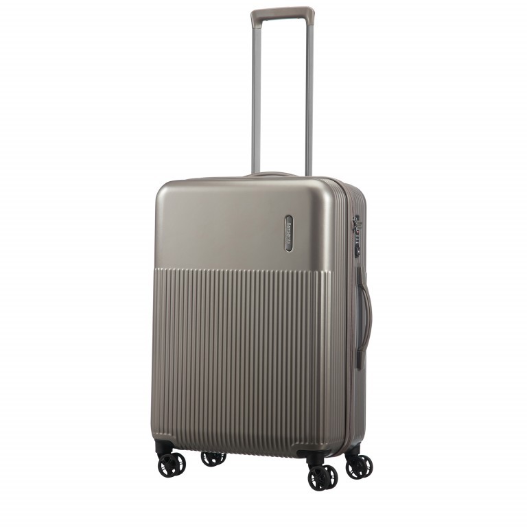 Koffer Rectrix Spinner 55 Matte Grey, Farbe: grau, Marke: Samsonite, EAN: 5414847822261, Abmessungen in cm: 40x55x20, Bild 5 von 6