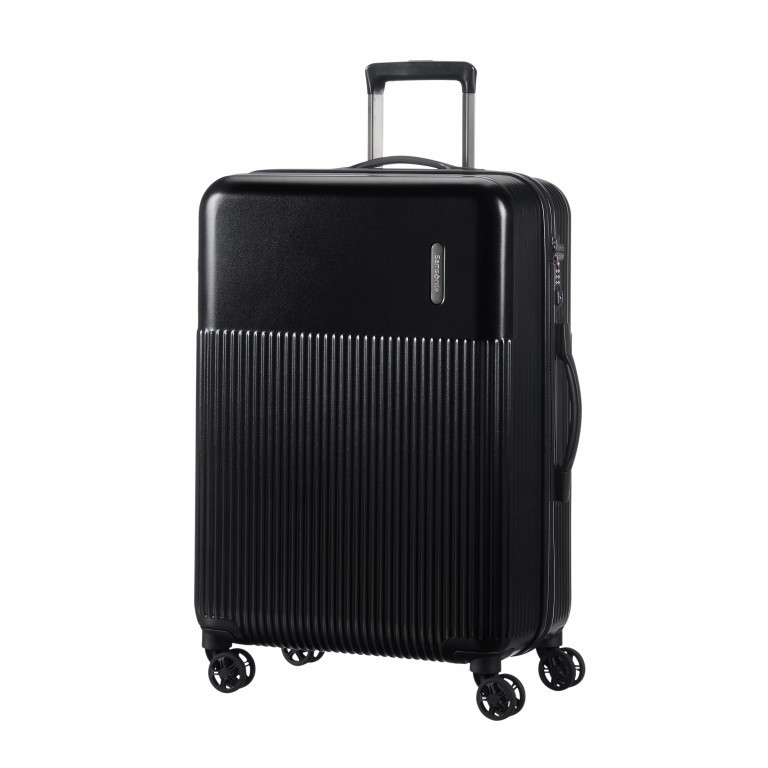 Koffer Rectrix Spinner 68 Matte Black, Farbe: schwarz, Marke: Samsonite, EAN: 5414847822292, Abmessungen in cm: 68x47x25, Bild 1 von 7