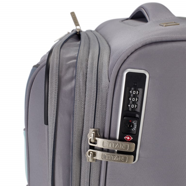 Koffer Spotlight Soft Größe 65 cm Grey Sorbet, Farbe: grau, Marke: Titan, EAN: 4030851100396, Abmessungen in cm: 42x65x30, Bild 7 von 8