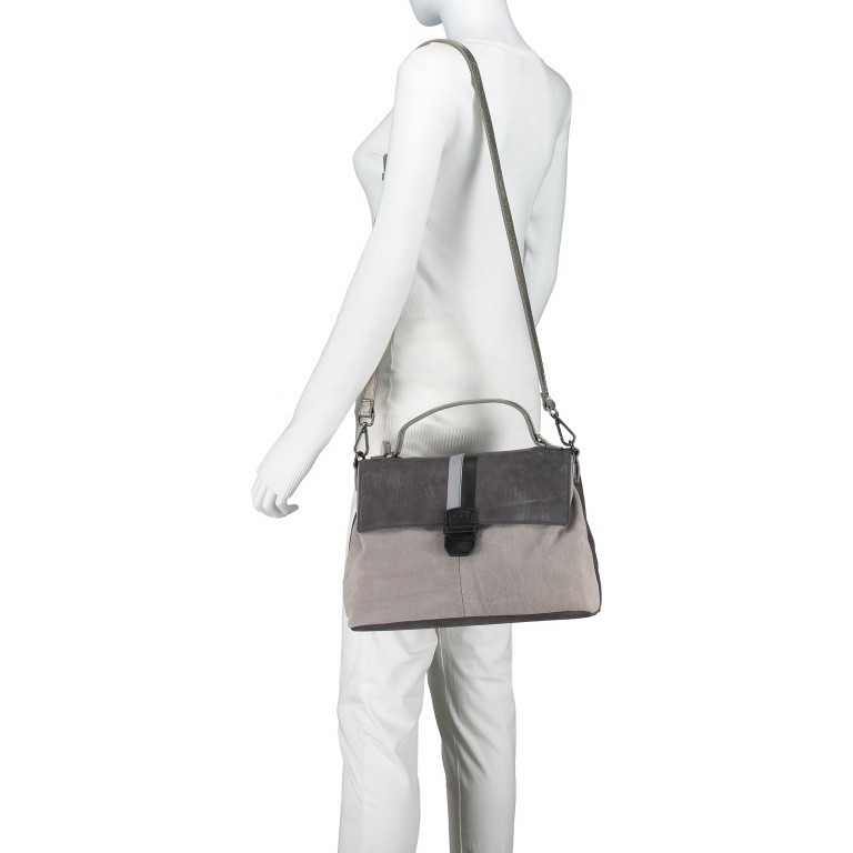 Handtasche Speedster Grey, Farbe: grau, Marke: FredsBruder, EAN: 4250813603769, Abmessungen in cm: 32x24x11, Bild 3 von 7