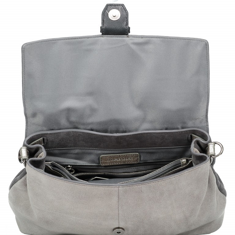 Handtasche Speedster Grey, Farbe: grau, Marke: FredsBruder, EAN: 4250813603769, Abmessungen in cm: 32x24x11, Bild 4 von 7