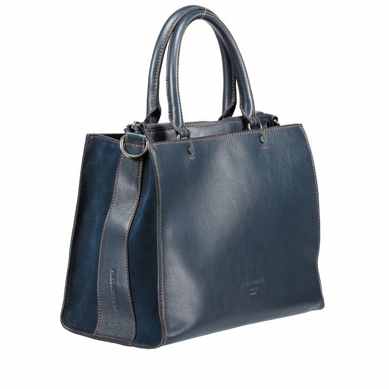 Shopper Atelier Lebenskünstler 104-978 Blue, Farbe: blau/petrol, Marke: FredsBruder, EAN: 4250813605930, Abmessungen in cm: 32x25x15, Bild 2 von 6