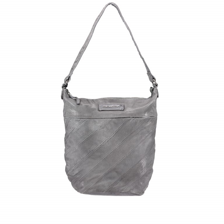 Beuteltasche Stripes 155-04 Grey, Farbe: grau, Marke: FredsBruder, EAN: 4250813611078, Abmessungen in cm: 31x29.5x11, Bild 1 von 6