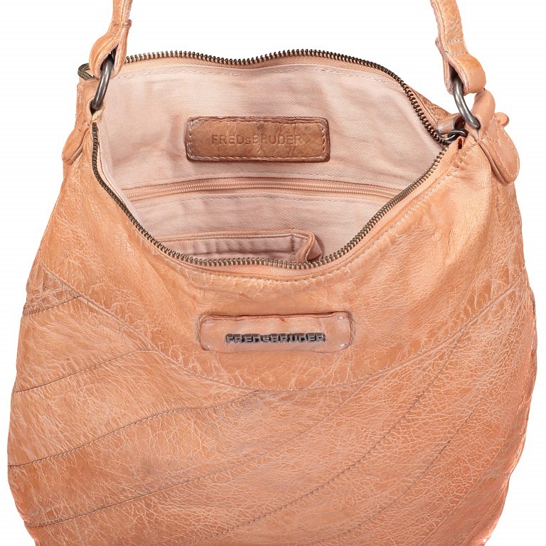 Beuteltasche Stripes 155-04 Blush, Farbe: beige, Marke: FredsBruder, EAN: 4250813611054, Abmessungen in cm: 31x29.5x11, Bild 4 von 6