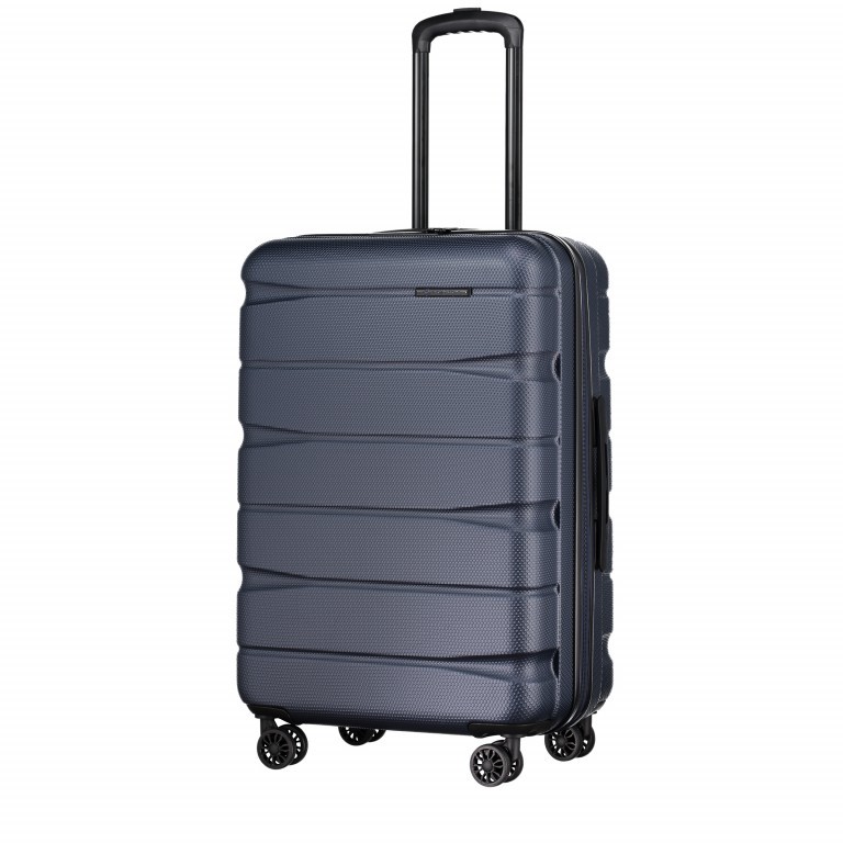 Koffer ABS13 66 cm Dark Blue, Farbe: blau/petrol, Marke: Franky, Abmessungen in cm: 44.5x66x28, Bild 2 von 9