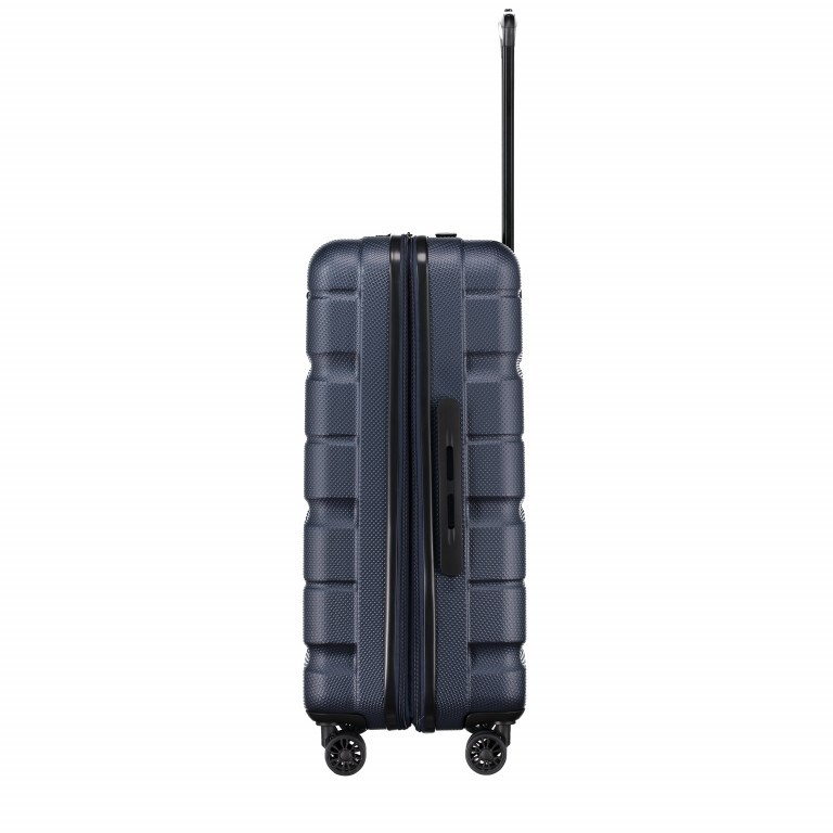 Koffer ABS13 66 cm Dark Blue, Farbe: blau/petrol, Marke: Franky, Abmessungen in cm: 44.5x66x28, Bild 3 von 9