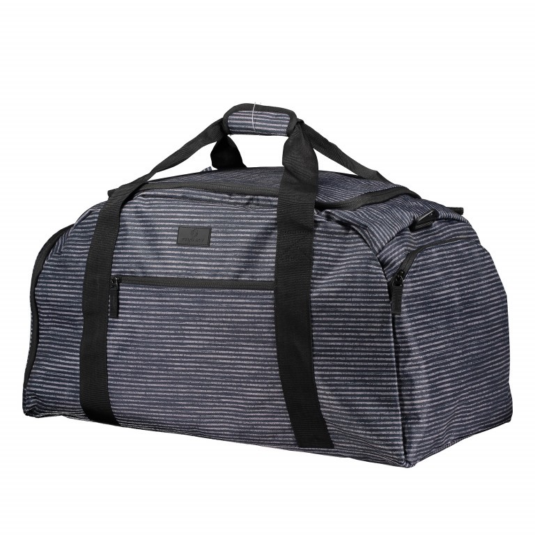 Reisetasche T1 Größe L Blue Stripe, Farbe: blau/petrol, Marke: Franky, Abmessungen in cm: 62x37x31, Bild 2 von 5