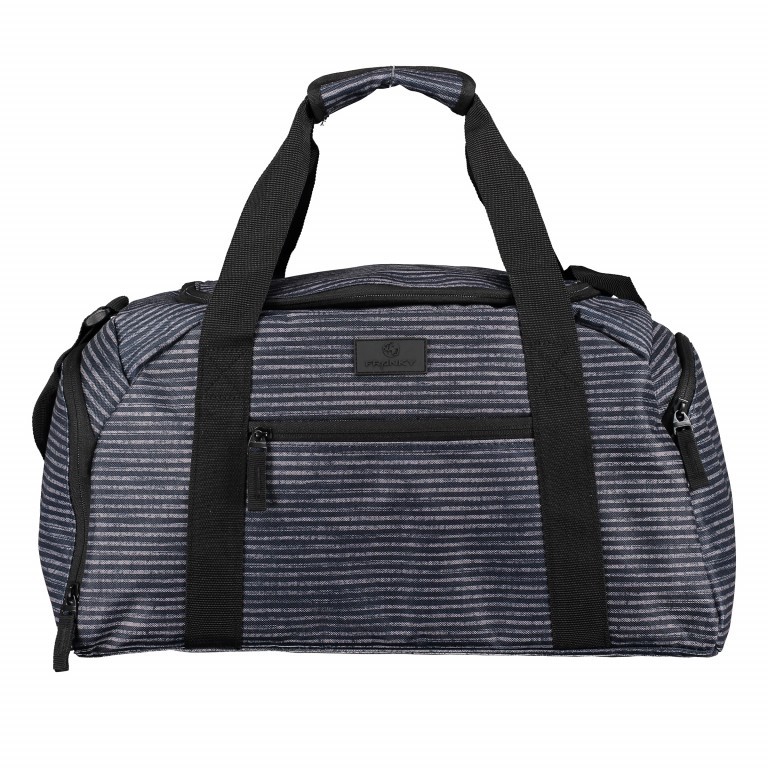 Reisetasche T1 Größe S Blue Stripe, Farbe: blau/petrol, Marke: Franky, Abmessungen in cm: 46x26x25, Bild 1 von 4