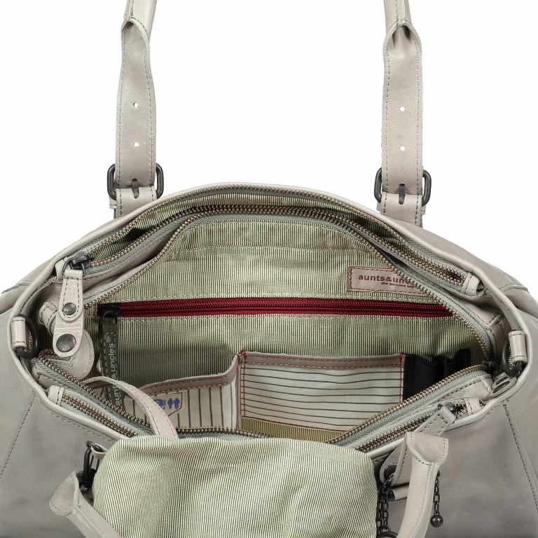 Shopper Grandma's Luxury Club Mrs. Shortbread Morel, Farbe: taupe/khaki, Marke: Aunts & Uncles, Abmessungen in cm: 41x28x13, Bild 4 von 7