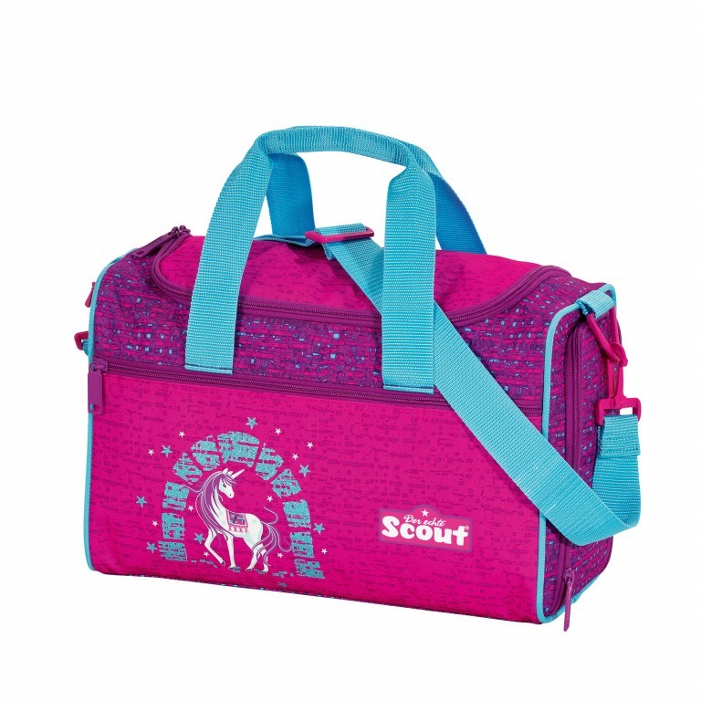 Schulranzen Alpha Set 4-teilig Lilac Unicorn, Farbe: rosa/pink, Marke: Scout, EAN: 4007953411446, Abmessungen in cm: 32x40x25, Bild 9 von 9