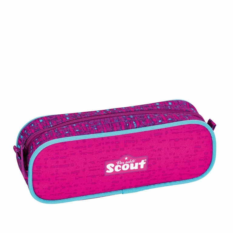 Schulranzen Sunny Set 4-teilig Lilac Unicorn, Farbe: rosa/pink, Marke: Scout, EAN: 4007953411330, Abmessungen in cm: 30x39x20, Bild 8 von 9