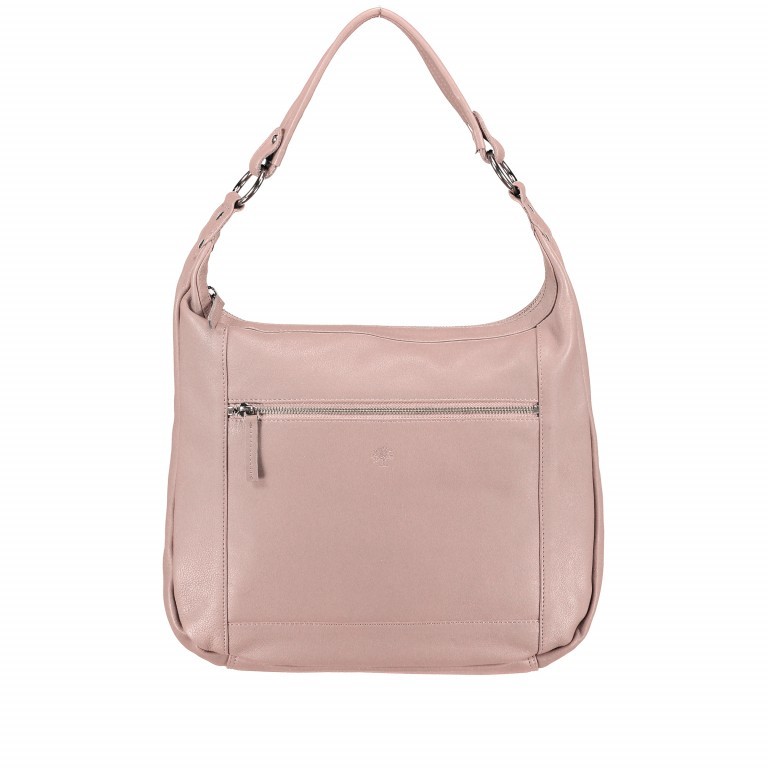 Beuteltasche Karen Rosa, Farbe: rosa/pink, Marke: Hausfelder Manufaktur, Abmessungen in cm: 35x31x6, Bild 1 von 5