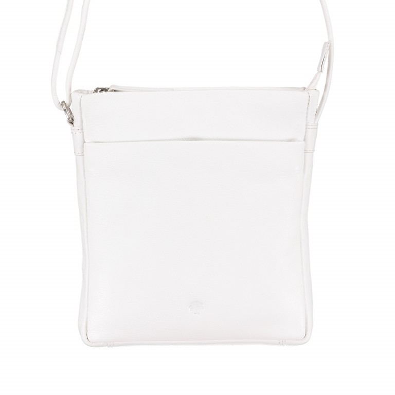 Umhängetasche Cambridge Valentino Weiß, Farbe: weiß, Marke: Hausfelder Manufaktur, EAN: 4251672709760, Abmessungen in cm: 17x19.5x4, Bild 1 von 6