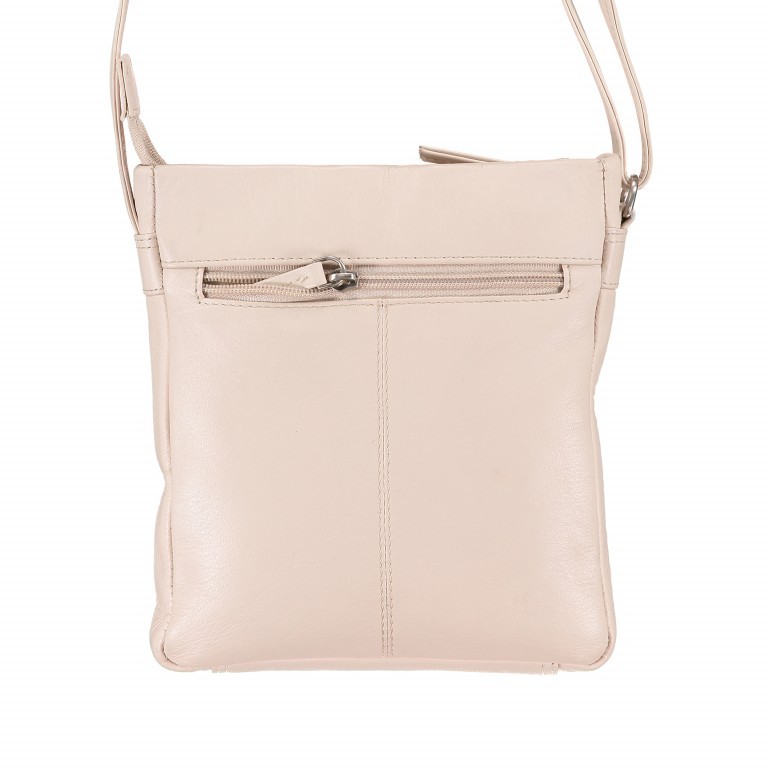 Umhängetasche Cambridge Valentino Weiß, Farbe: weiß, Marke: Hausfelder Manufaktur, EAN: 4251672709760, Abmessungen in cm: 17x19.5x4, Bild 5 von 6