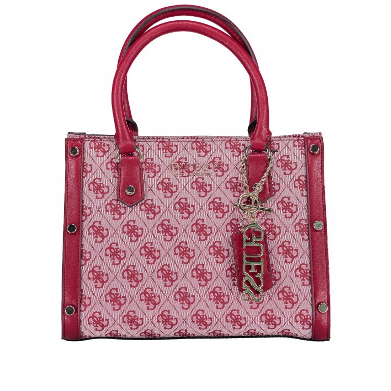 Handtasche Red, Farbe: rot/weinrot, Marke: Guess, EAN: 0190231140368, Abmessungen in cm: 27.5x21x17, Bild 1 von 6