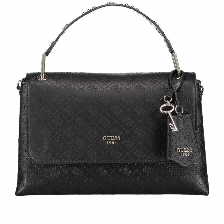 Handtasche Black, Farbe: schwarz, Marke: Guess, EAN: 0190231143949, Abmessungen in cm: 30.5x19x12, Bild 1 von 6