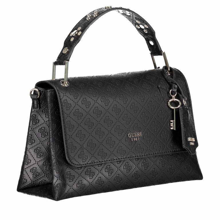 Handtasche Black, Farbe: schwarz, Marke: Guess, EAN: 0190231143949, Abmessungen in cm: 30.5x19x12, Bild 2 von 6