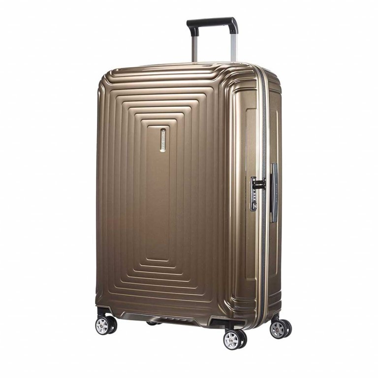 Koffer neopulse Spinner 75 Metallic Sand, Farbe: braun, Marke: Samsonite, EAN: 5414847565748, Abmessungen in cm: 51x75x28, Bild 1 von 10