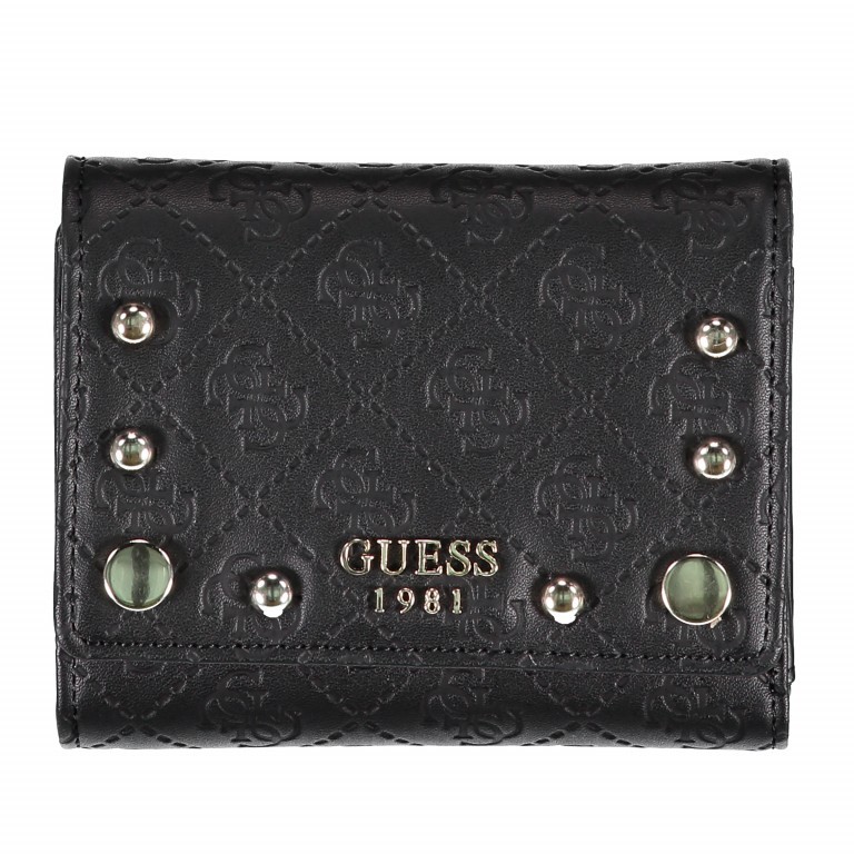 Geldbörse Black, Farbe: schwarz, Marke: Guess, EAN: 0190231144038, Abmessungen in cm: 12x10x3, Bild 1 von 4