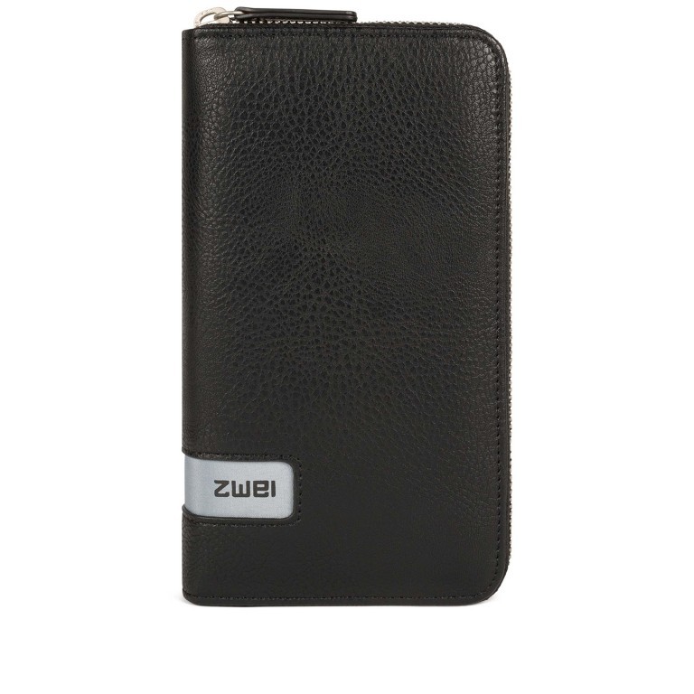 Geldbörse Mademoiselle Wallet MW2 Noir, Farbe: schwarz, Marke: Zwei, EAN: 4250257916951, Abmessungen in cm: 19.5x10x3, Bild 1 von 5
