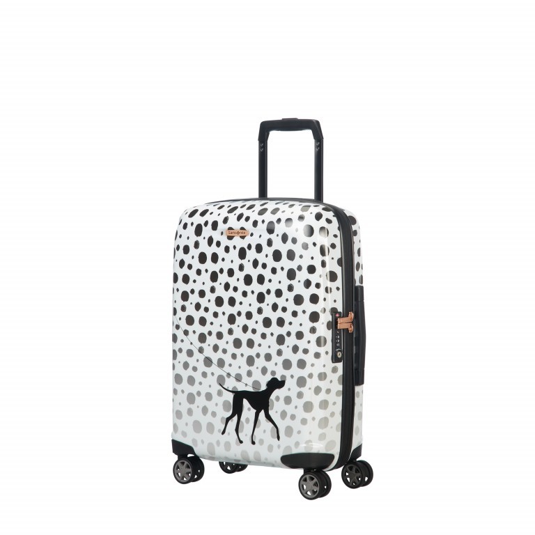 Koffer Disney Forever Spinner 55 Dalmatians, Farbe: weiß, Marke: Samsonite, EAN: 5414847852480, Abmessungen in cm: 40x55x20, Bild 1 von 4